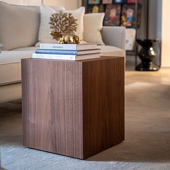 Mass side table valnöt ,40x40 H47 cm 
