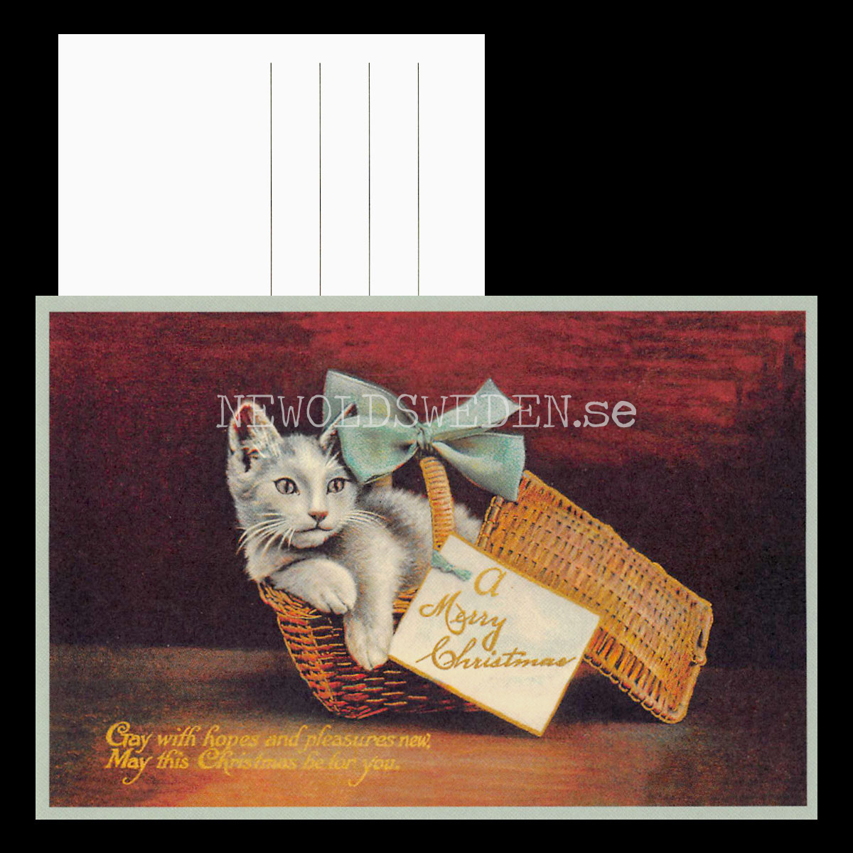 Julkort Vintage Vykort Nr: 434 - 10 x 15 cm - 438 - 3