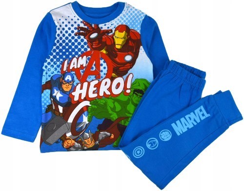 Avengers Marvel Pyjamas Med Långärmad Hero BL