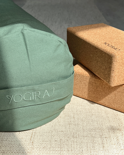 Bolster Organic-Moss Green, Yogiraj - 3