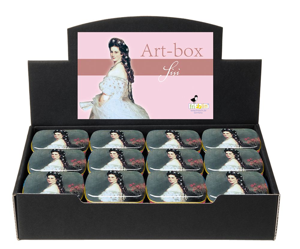 Art-boxes, Sisi, Bordsdisplay med 36 st., TEMA-produkt