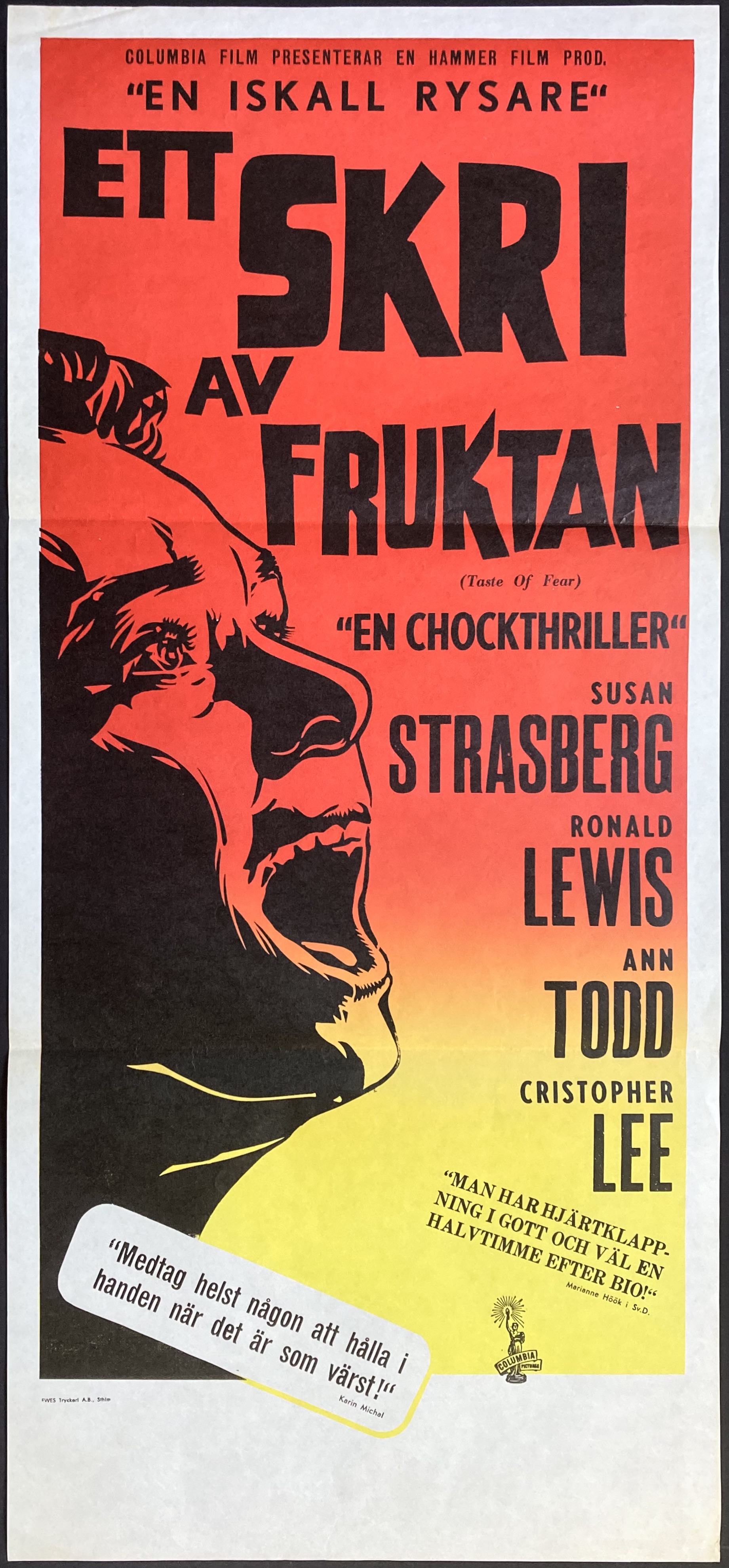ETT SKRI AV FRUKTAN (1961)
