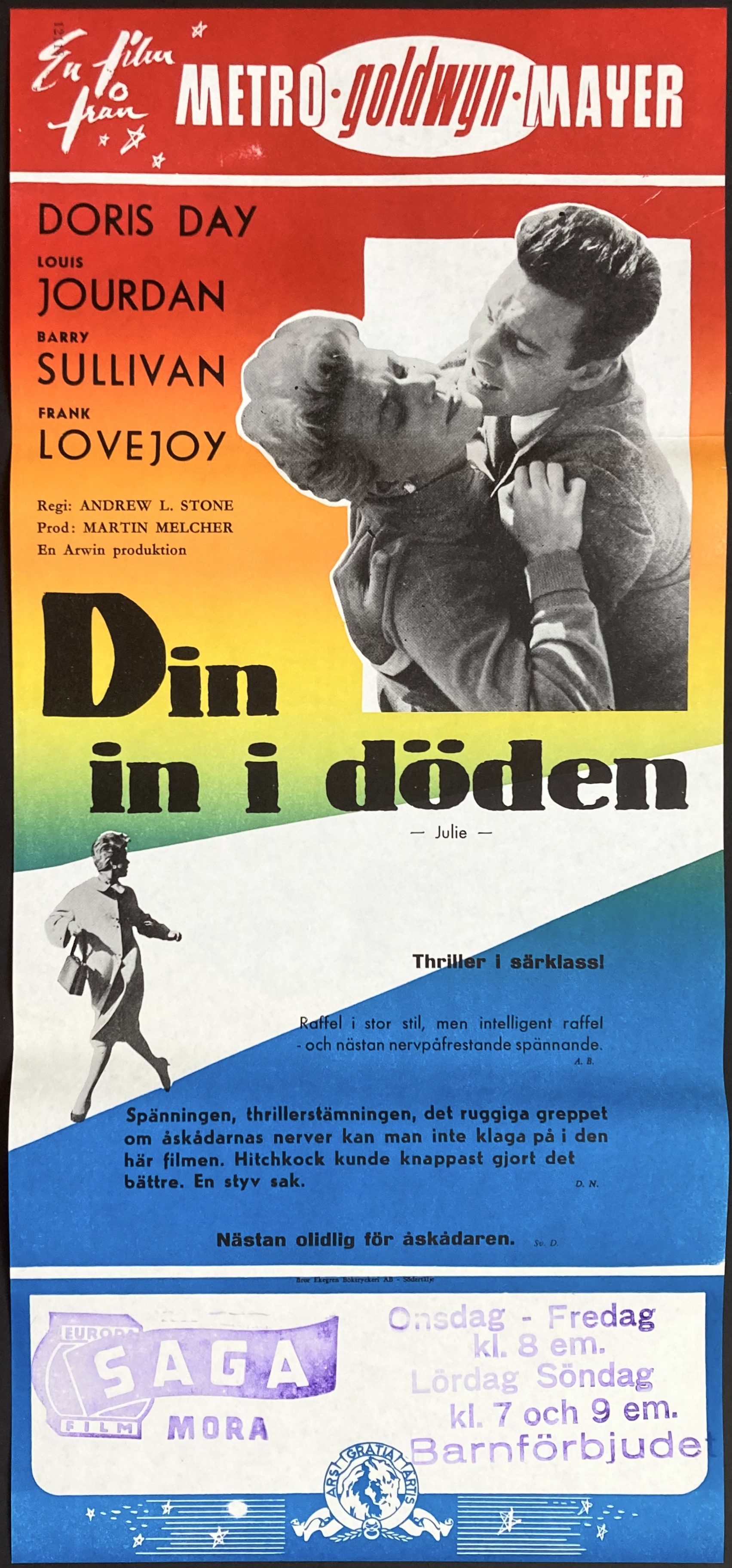 DIN IN I DÖDEN (1956)