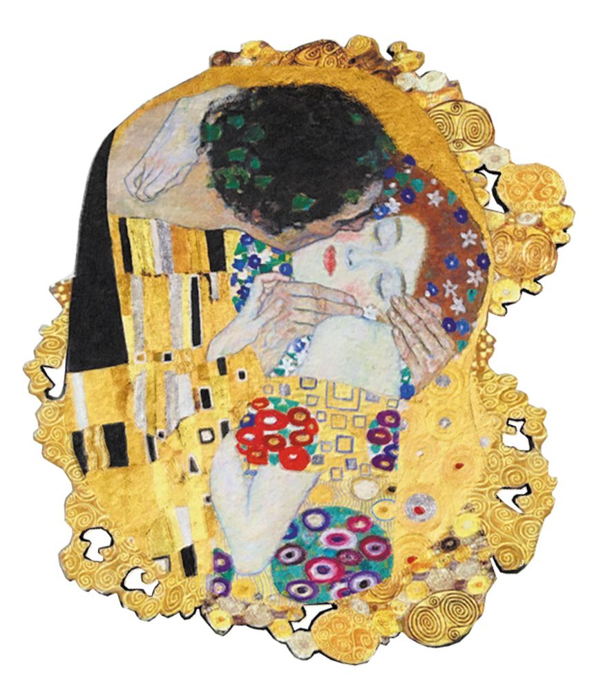 Magneter MDF, Gustav Klimt, Borddisplay med 64 stk., TEMA-produkt - 2