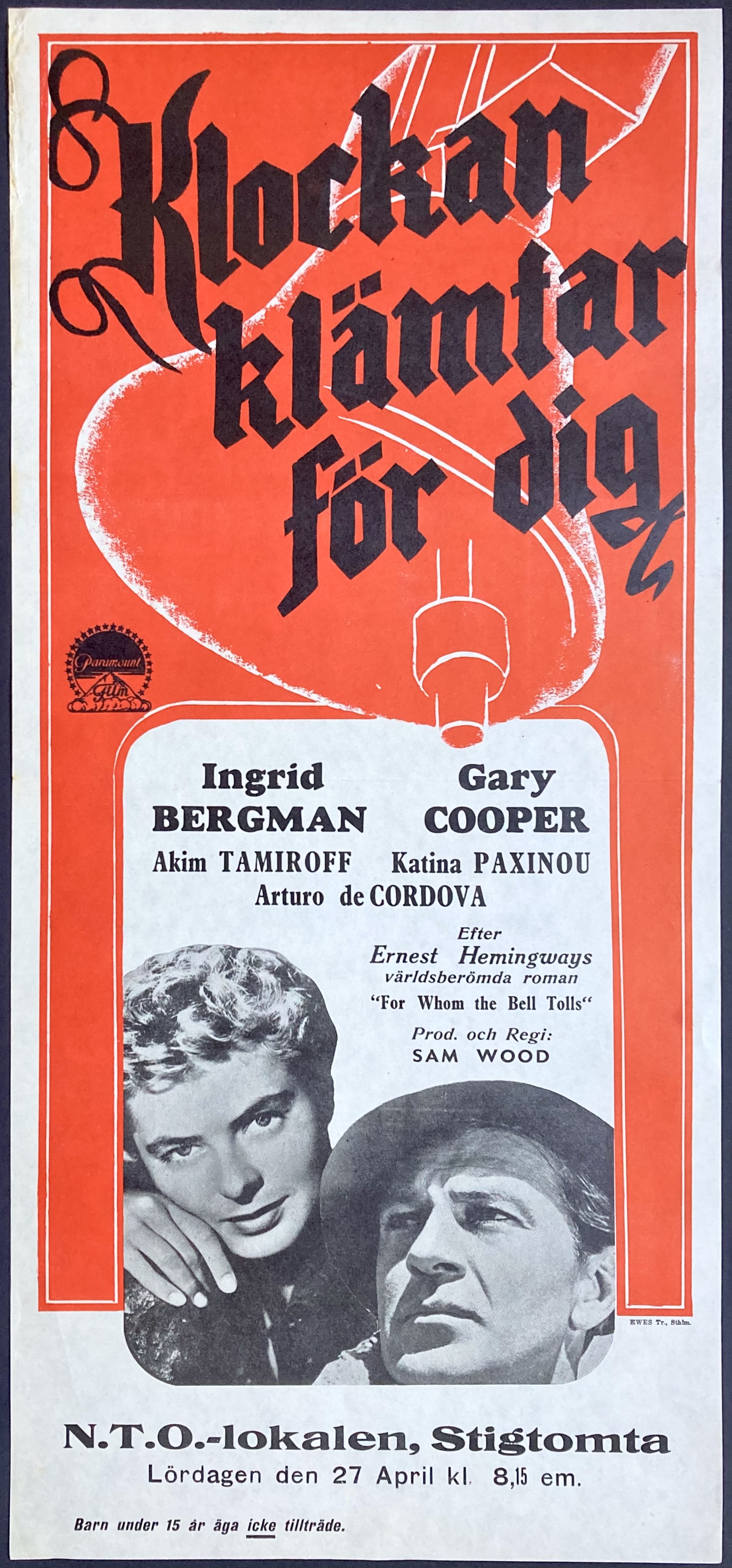 FOR WHOM THE BELL TOLLS (1943)