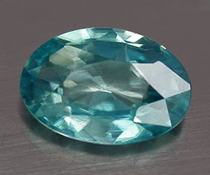 Preciosa circonita azul natural con brillo superior de 0,86 ct - 3