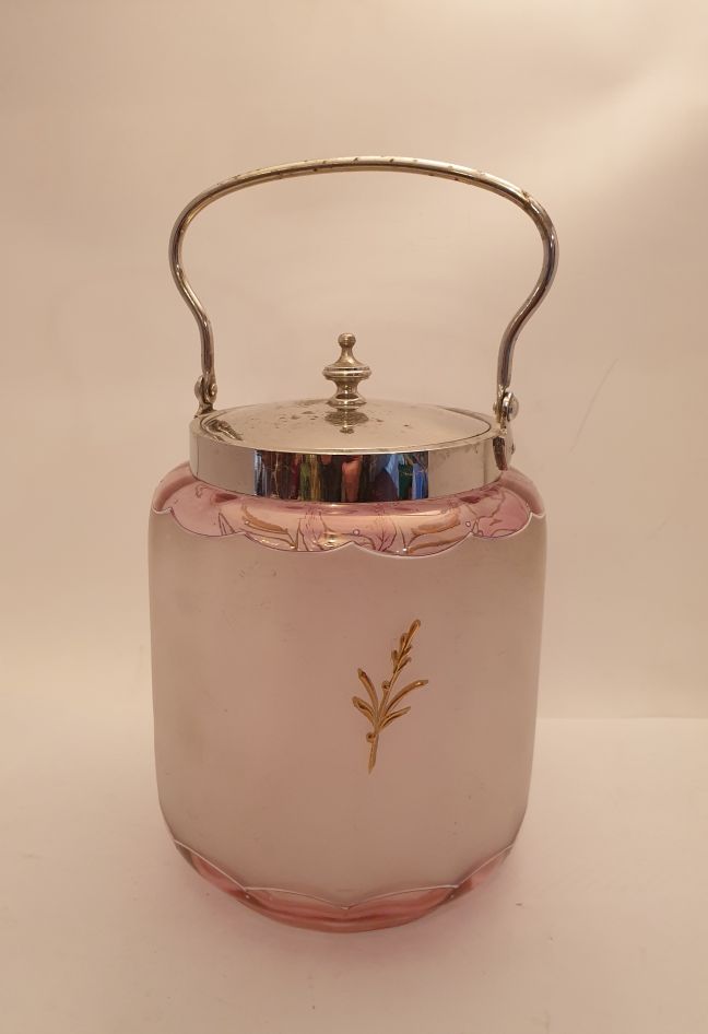 Kakburk glas jugend rosa iris metalllock - 2