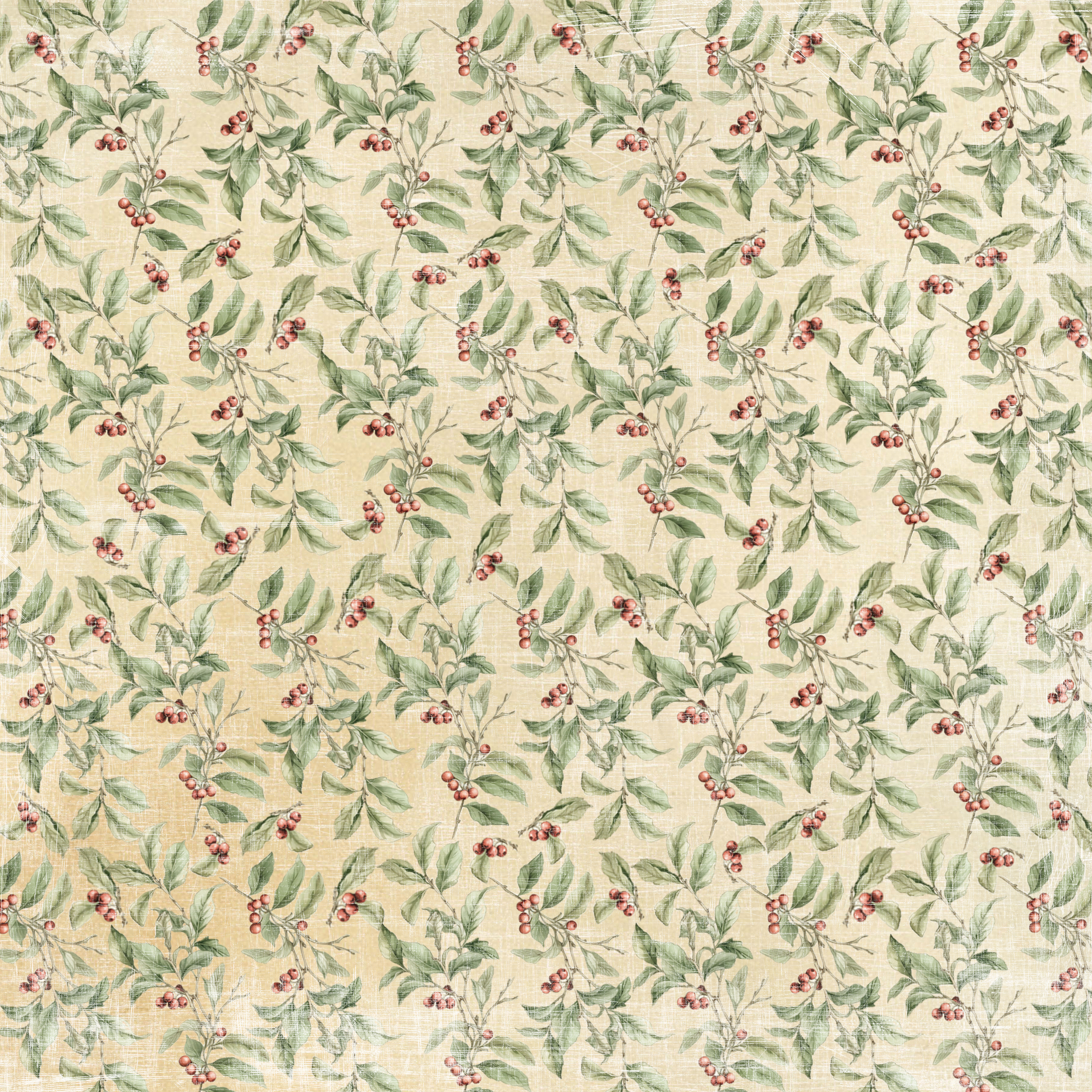 Papper Scrapbooking Reprint - Christmas Time - Hollieberrys - 12x12