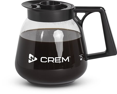 Crem glaskanna, kaffe - 3 st.