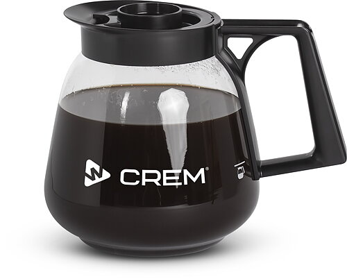 Crem glaskanna, kaffe - 3 st.
