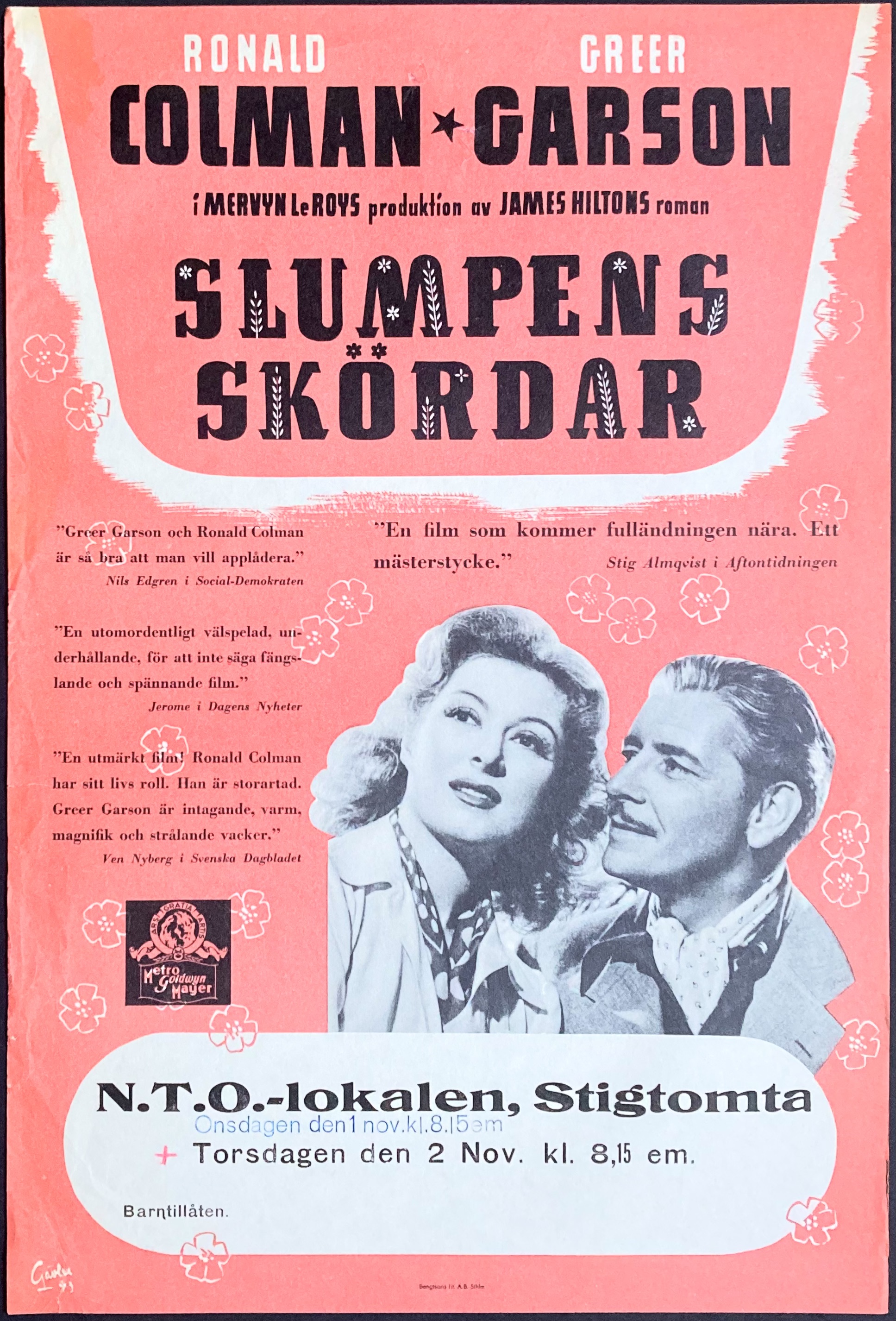 SLUMPENS SKÖRDAR (1942)