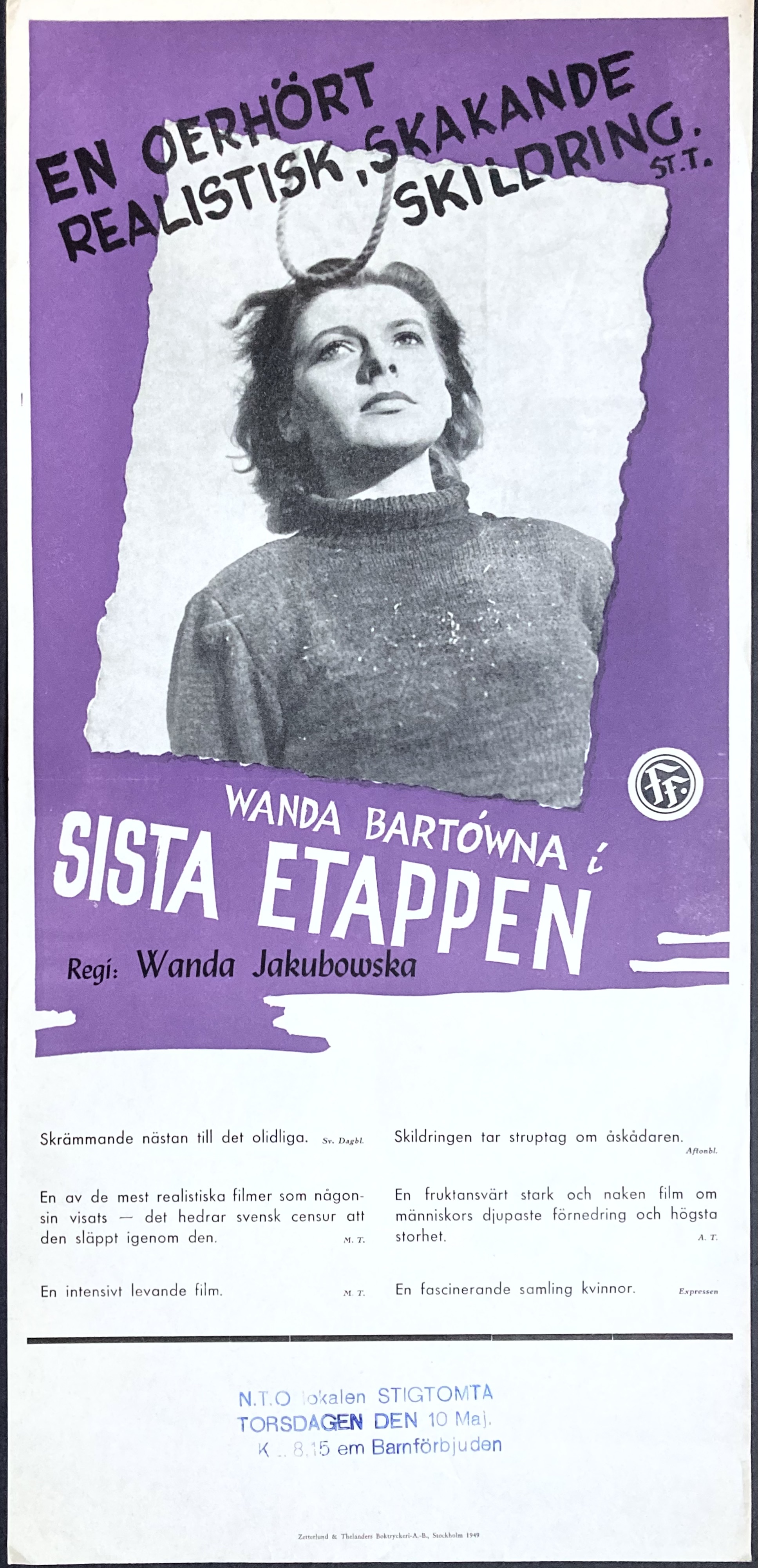SISTA ETAPPEN (1948)