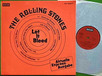 ROLLING STONES - Let It Bleed (Aktuelle Express-Ausgabe) Ger-orig LP 1969