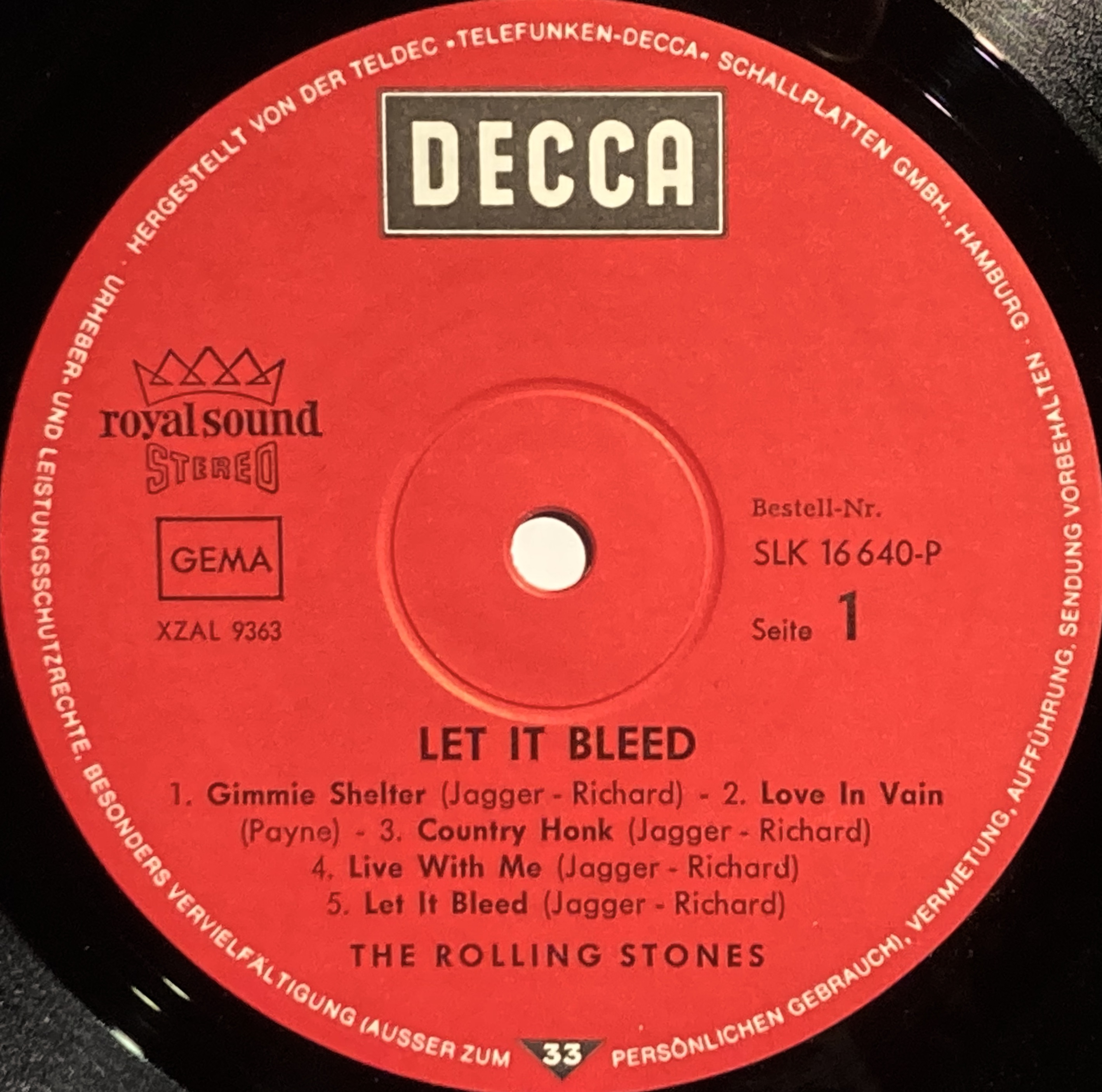 ROLLING STONES - Let It Bleed (Aktuelle Express-Ausgabe) Ger-orig LP 1969 - 3