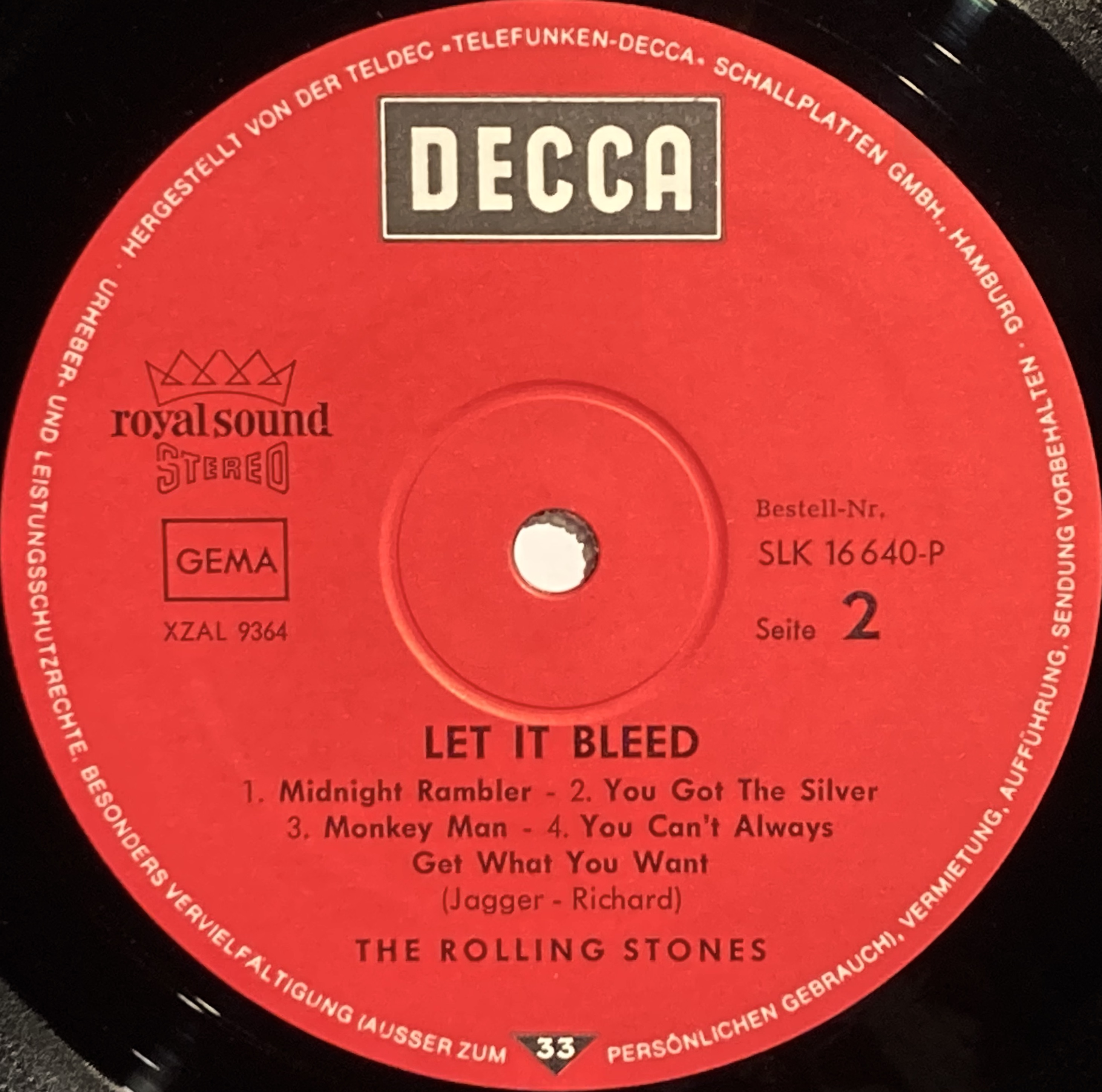 ROLLING STONES - Let It Bleed (Aktuelle Express-Ausgabe) Ger-orig LP 1969 - 4