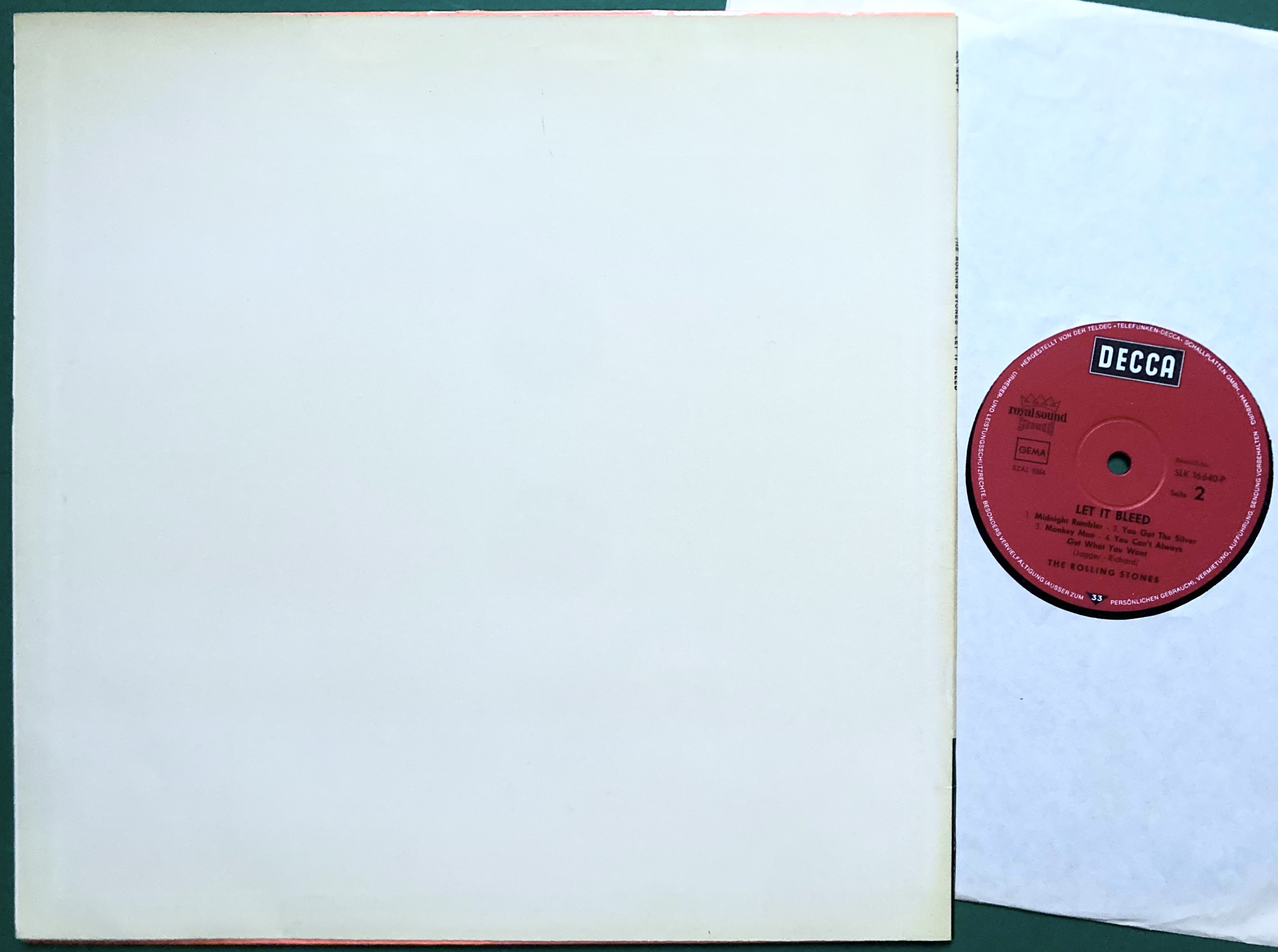 ROLLING STONES - Let It Bleed (Aktuelle Express-Ausgabe) Ger-orig LP 1969 - 2