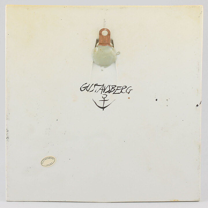 Börje Skohg (1970s) Unique Abstract Horse Riders Wall Plaque 23 cm