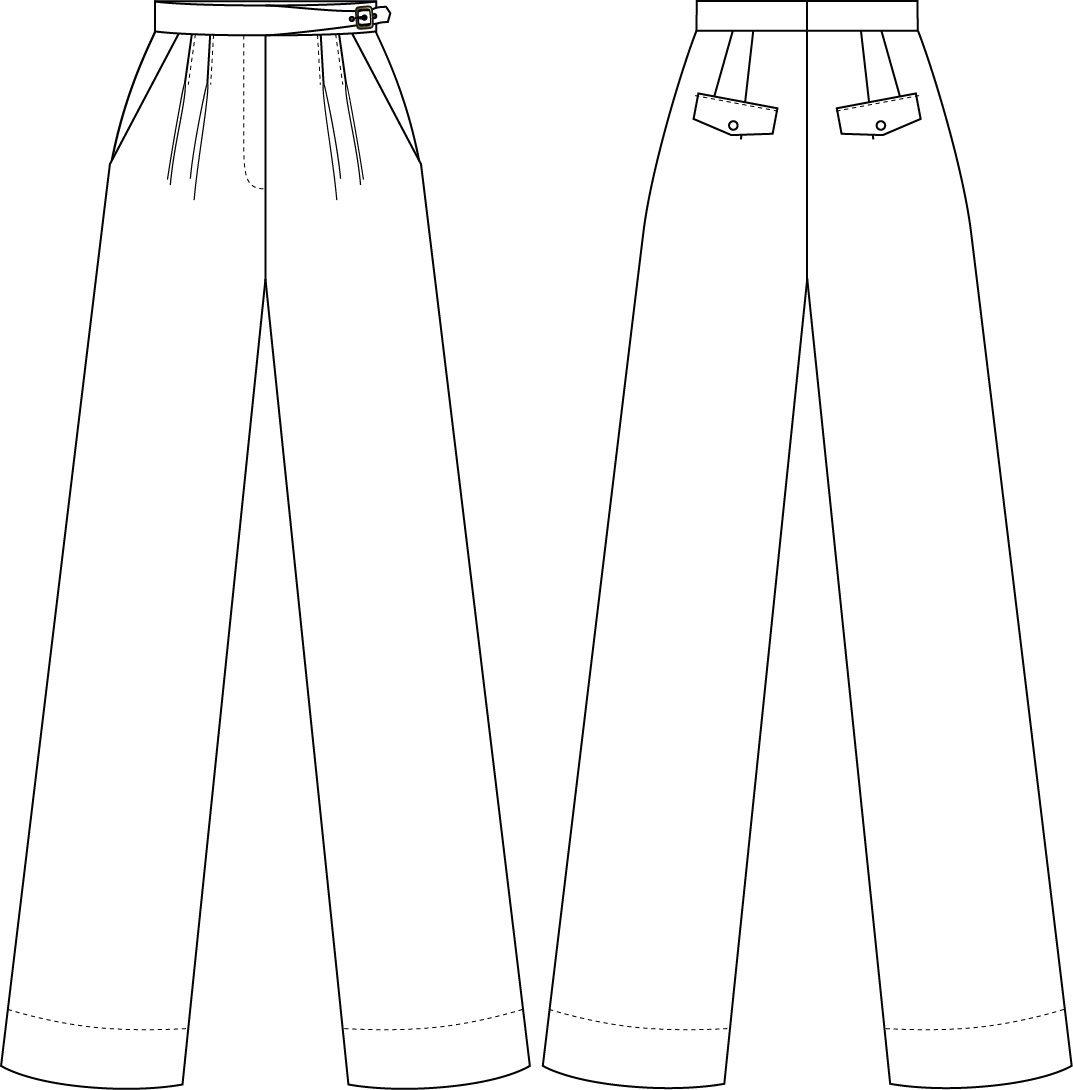 The Sassy Side-adjuster Slacks - 4