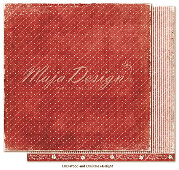 MD Woodland Christmas 1303 12x12  -Delight