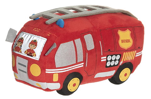 Fire engine with removable ladder plush