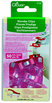 Wonder Clips - röda - 50 st