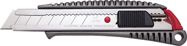 Springkniv NT-Cutter L-500GRP Stålforstærket 18 mm blad