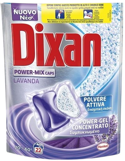 Tvättkapslar Lavendeldoft  Powermix 22st- Dixan