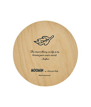 Moomin glass coaster Ø 10 cm - Snufkin