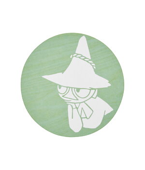 Moomin glass coaster Ø 10 cm - Snufkin