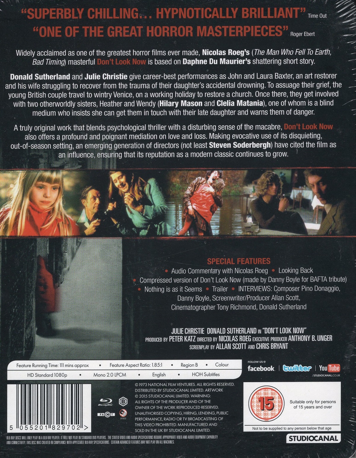 Don't Look Now (Limited Edition) (Steelbook) (ej svensk text) (Blu-ray) - 2