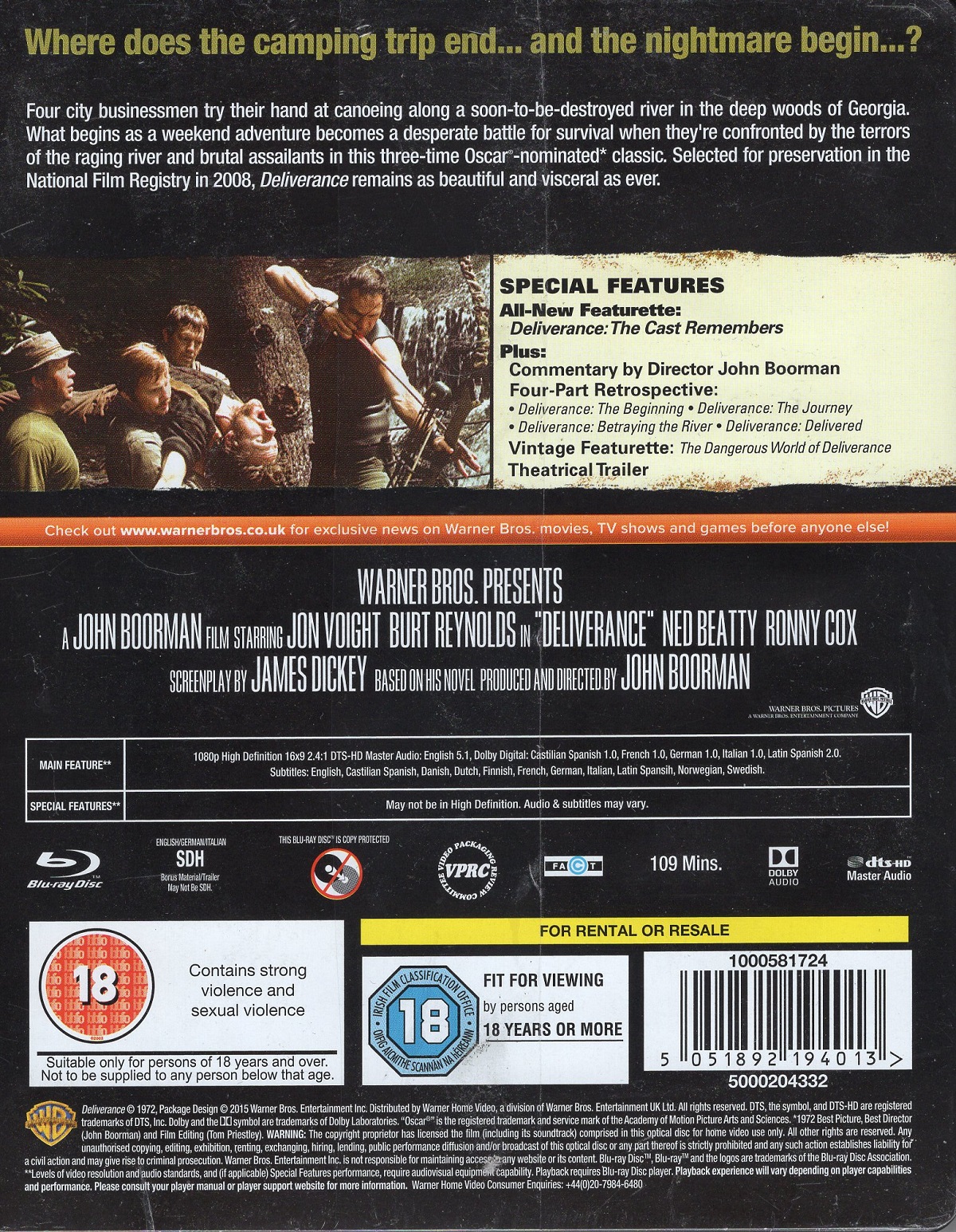 Deliverance (Limited Edition) (Steelbook) (Bluray) Kvarnvideo.se