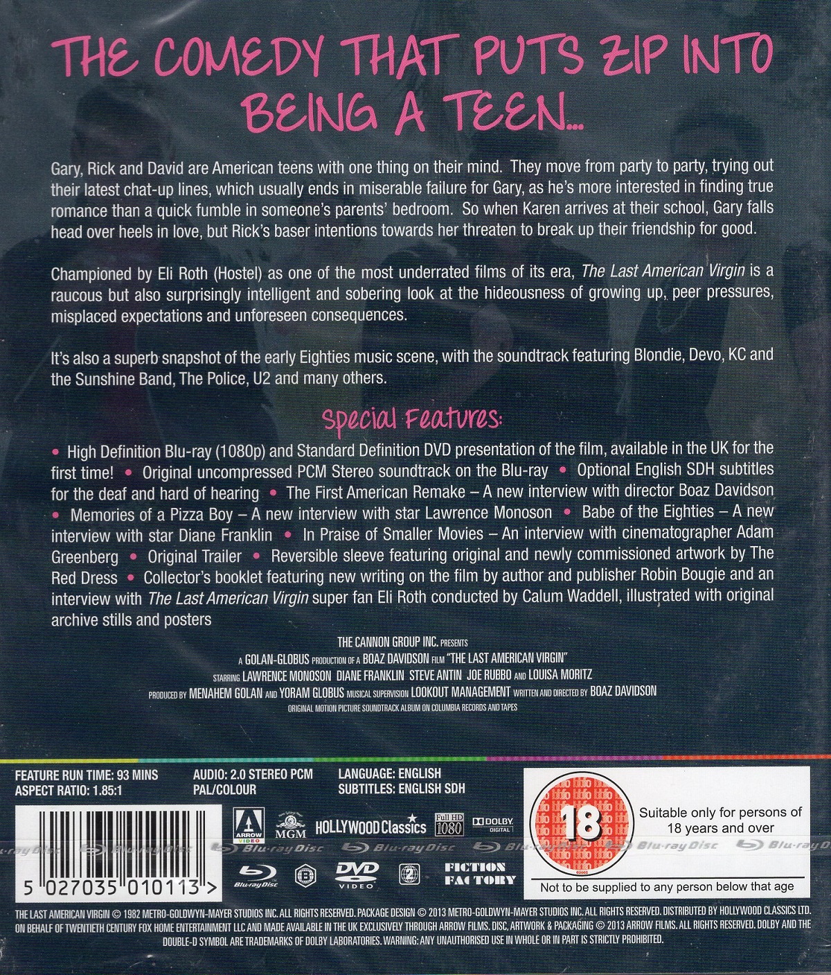 Last American Virgin (ej svensk text) (Blu-ray + DVD) - 2
