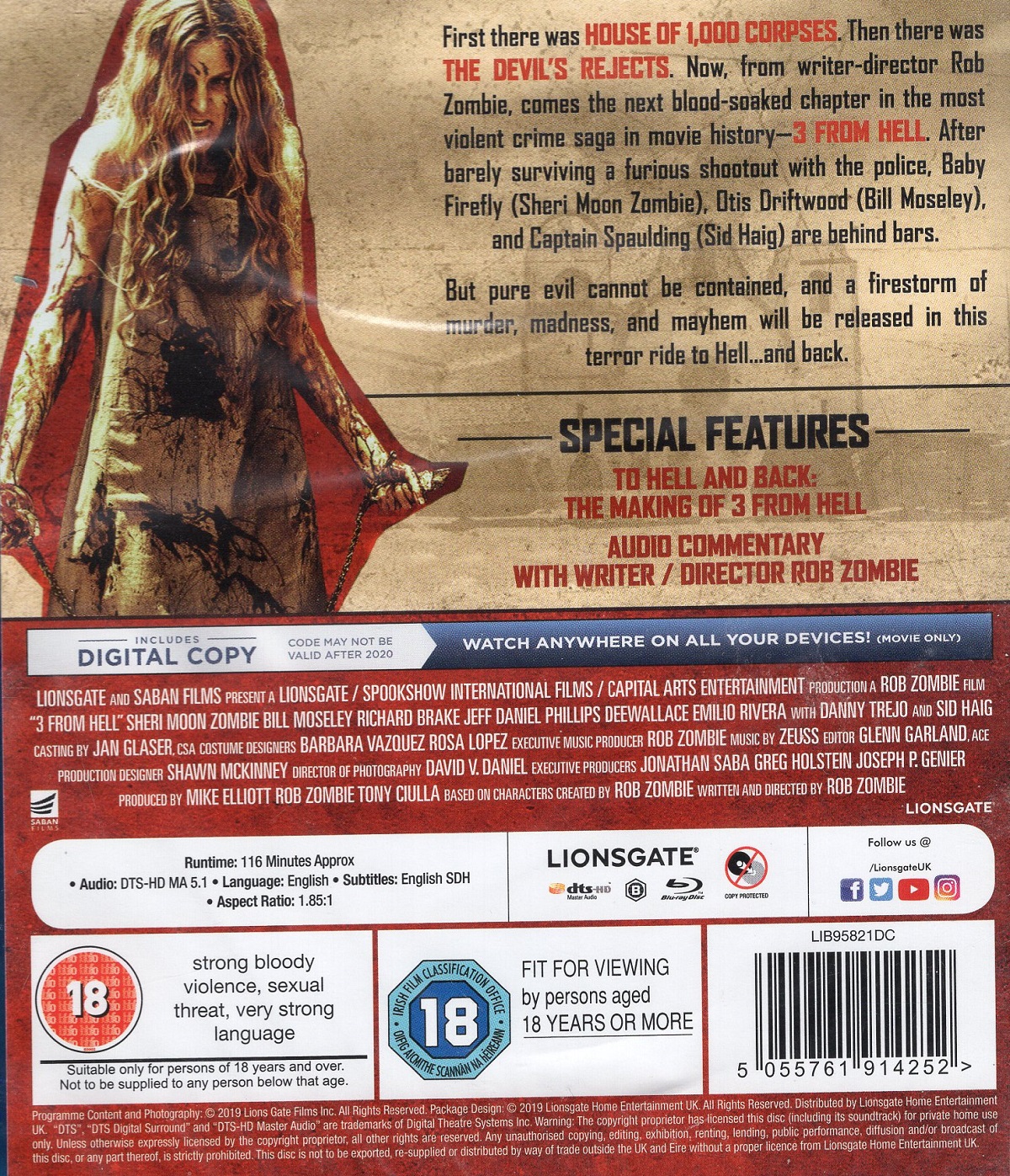 3 From Hell (ej svensk text) (Blu-ray) - 2