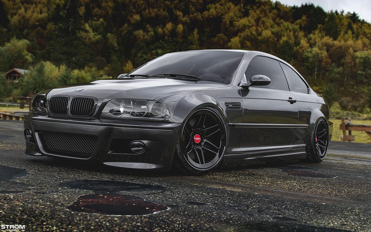 18" Ström DS-25 Gloss black 5x114,3 5x120 - 4