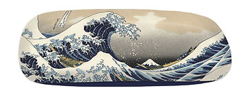 Brilleetui med pudseklud, Hokusai, Den store bølge, TEMA-produkt