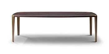 Elysium matbord brunbetsad valnöt 240 cm