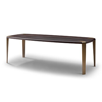 Elysium matbord brunbetsad valnöt 240 cm