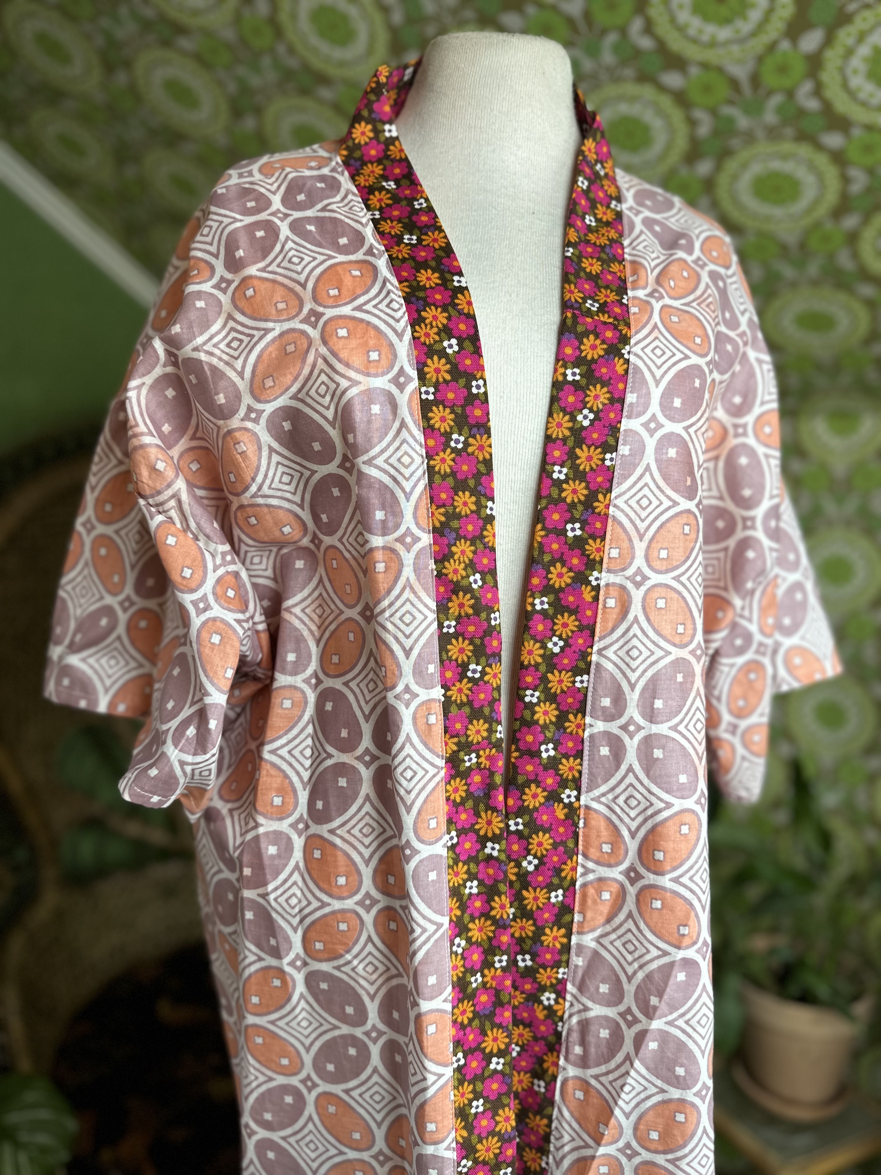 kimono handsydd  pastell  - 2