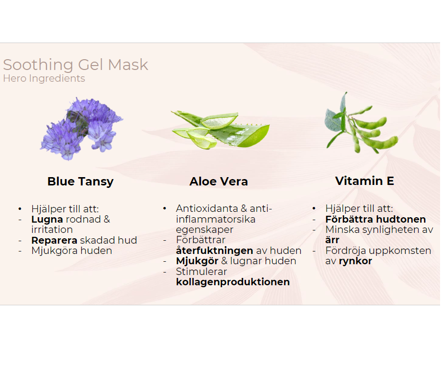 Organic Soothing Gel Mask - INIKA  - 3