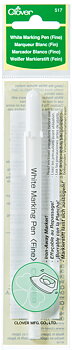 Värmeupplöslig Marker Penna Vit