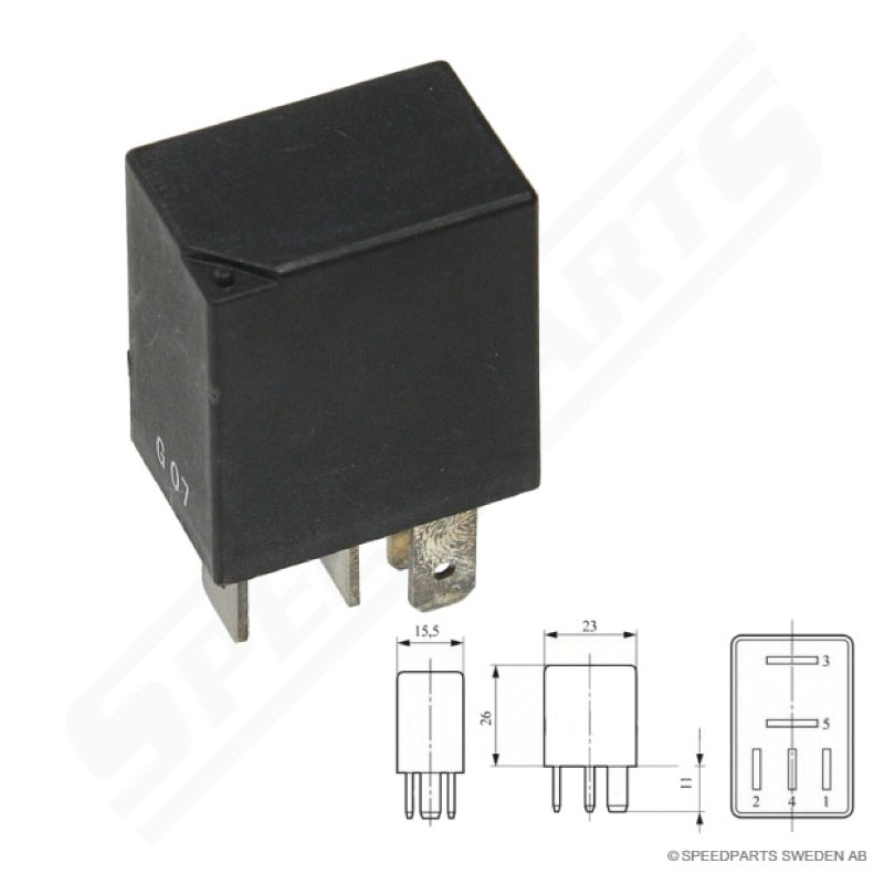 Relay 5-pin multi purpose 9-3 03-12 - 2