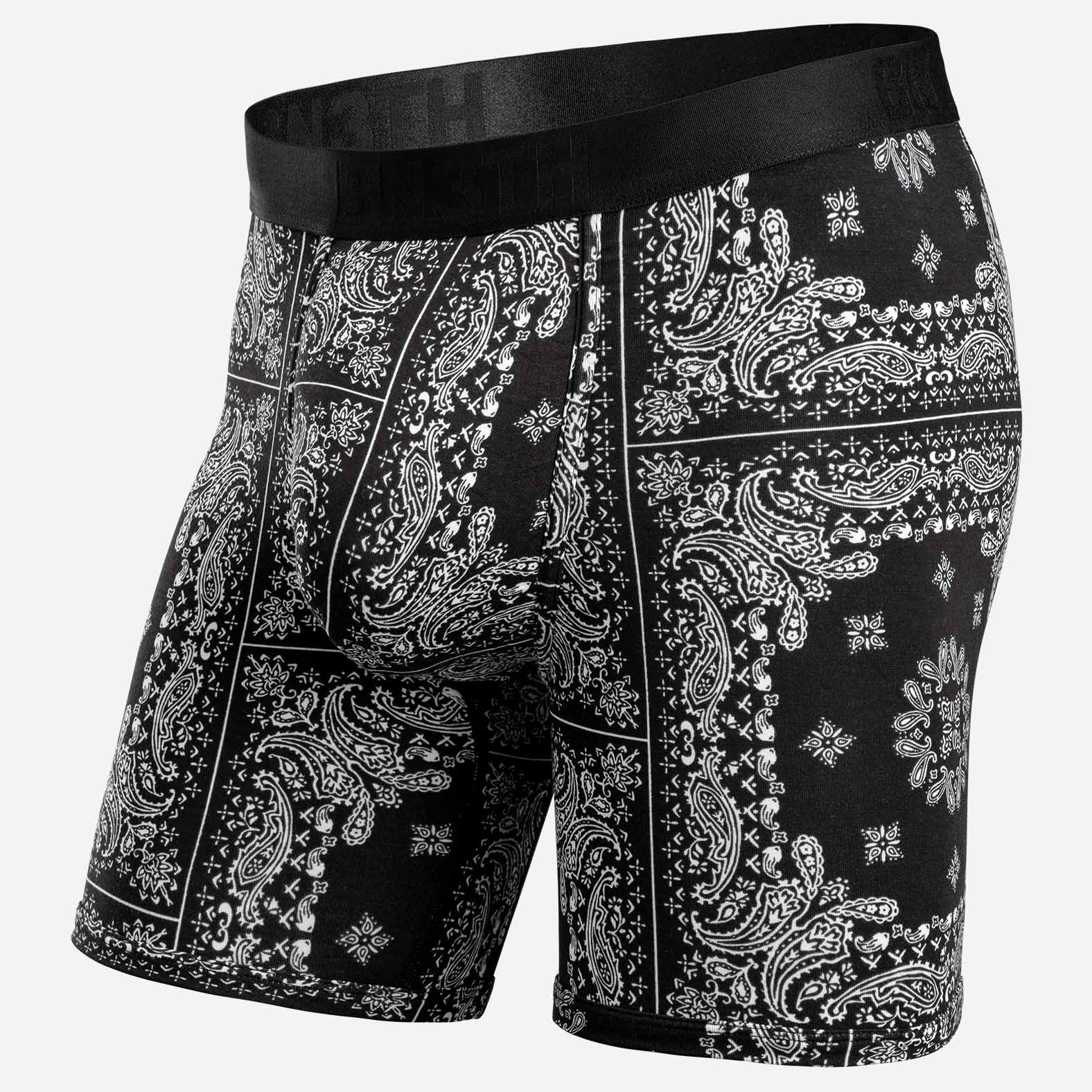 CLASSIC BOXER BRIEF PRINT - BANDANA-BLACK