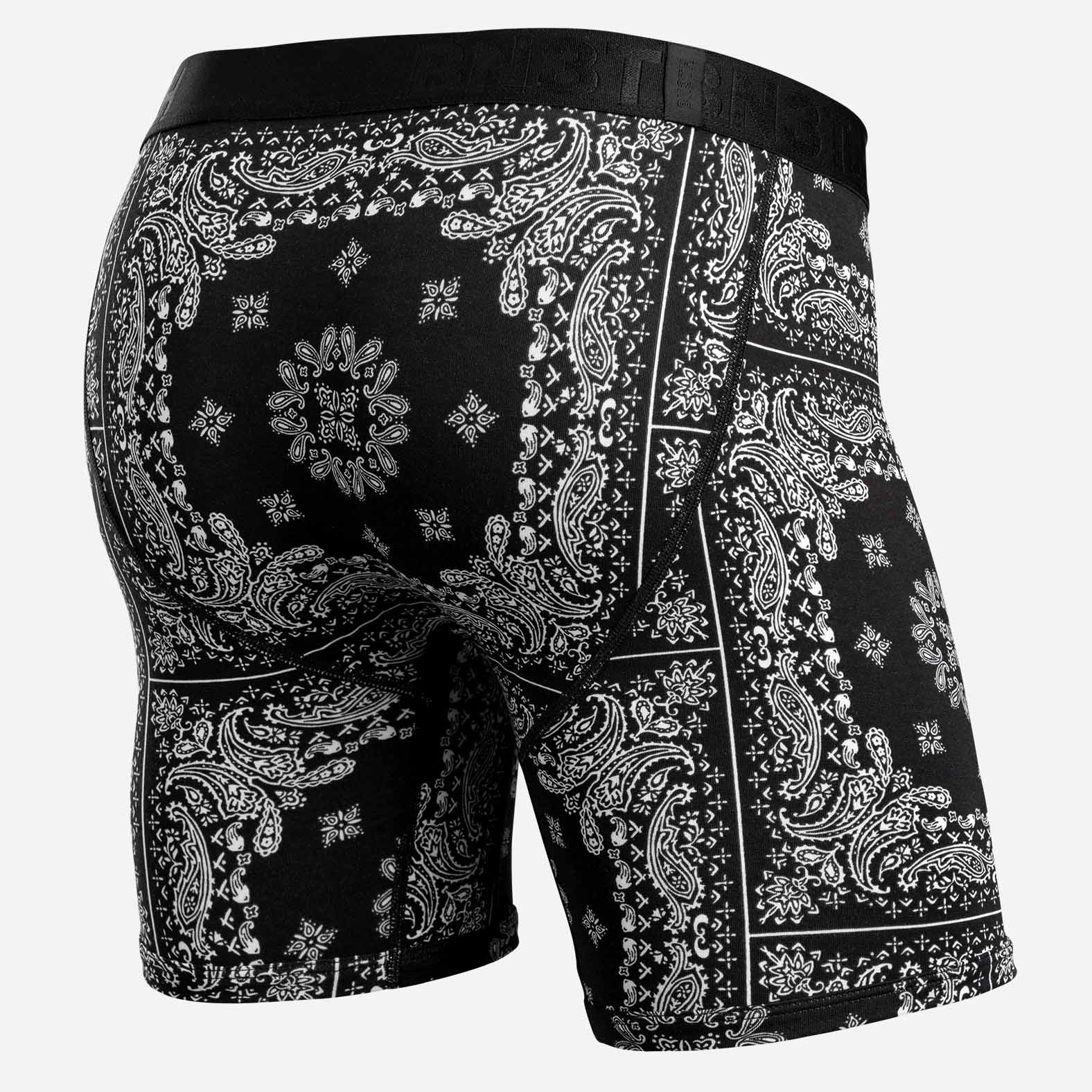 CLASSIC BOXER BRIEF PRINT - BANDANA-BLACK - 2
