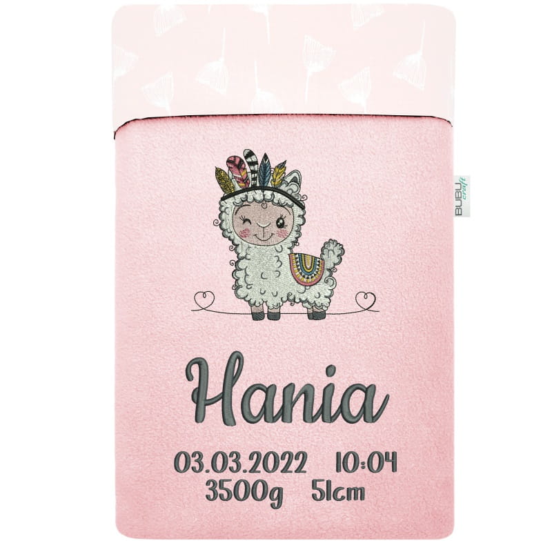 Namensdecke und Lama - 5