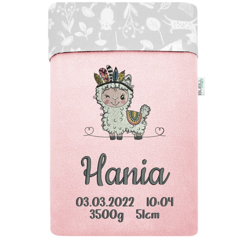 Namensdecke und Lama - 6
