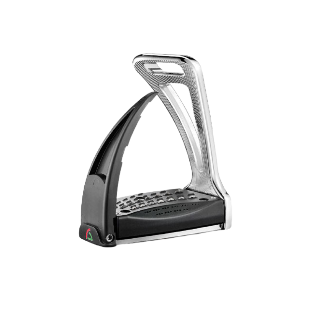 Safe Riding S2 Säkerhetsstigbygel - Silver Chrome