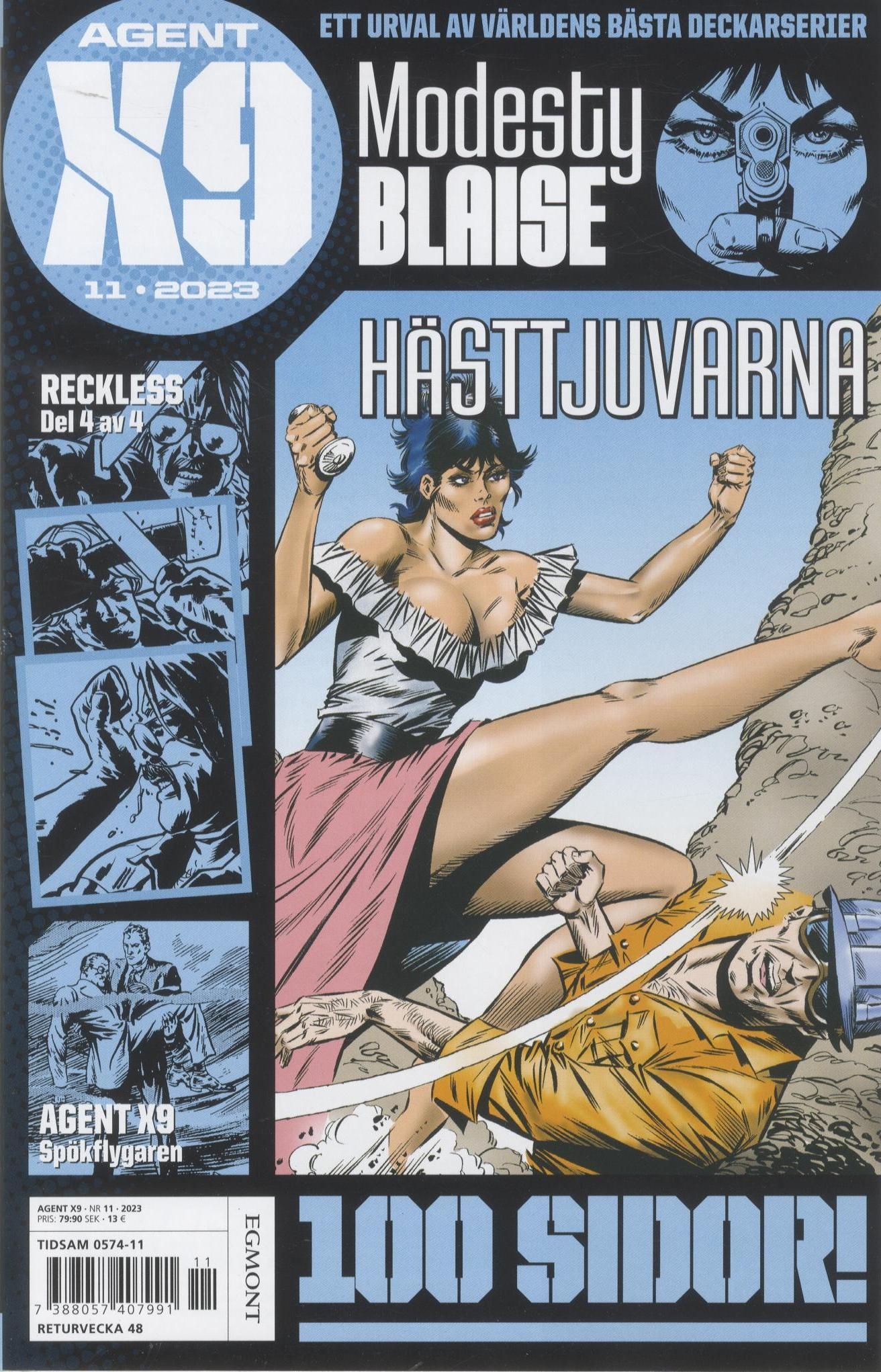 Agent X9 nr 11 2023, Modesty Blaise - Hästtjuvarna