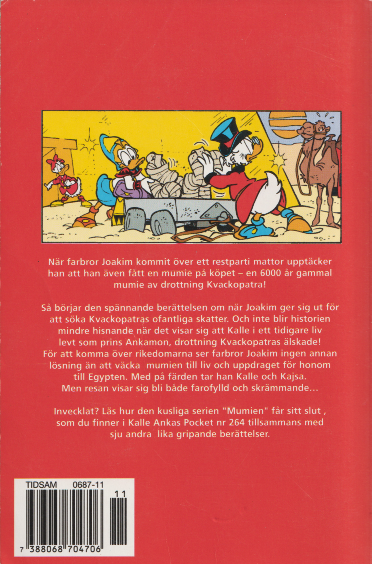 Kalle Ankas pocket 264 Mumien, begagnad! - 2