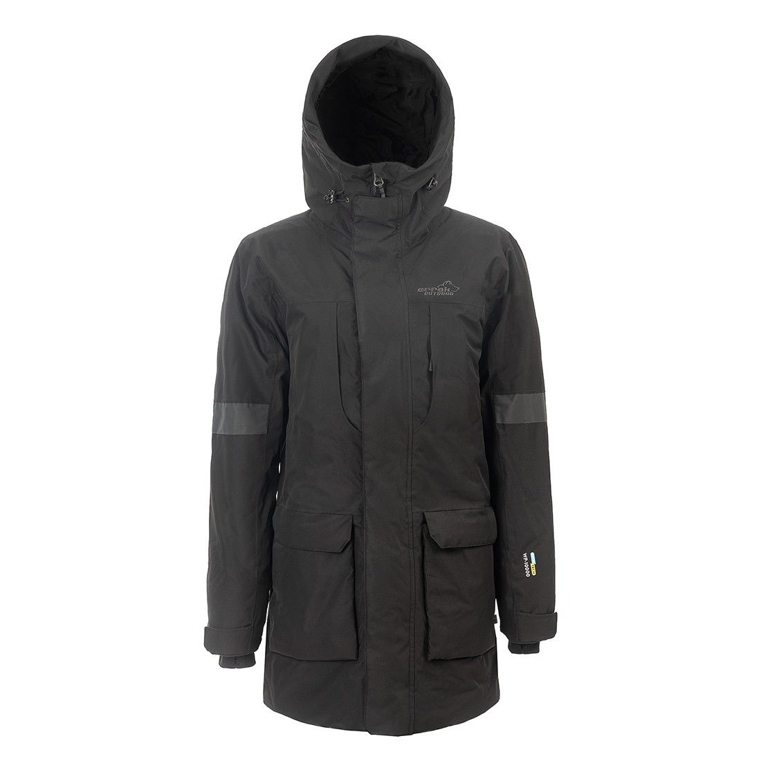 Arrak Outdoor Parkas Jacka Dam - Svart