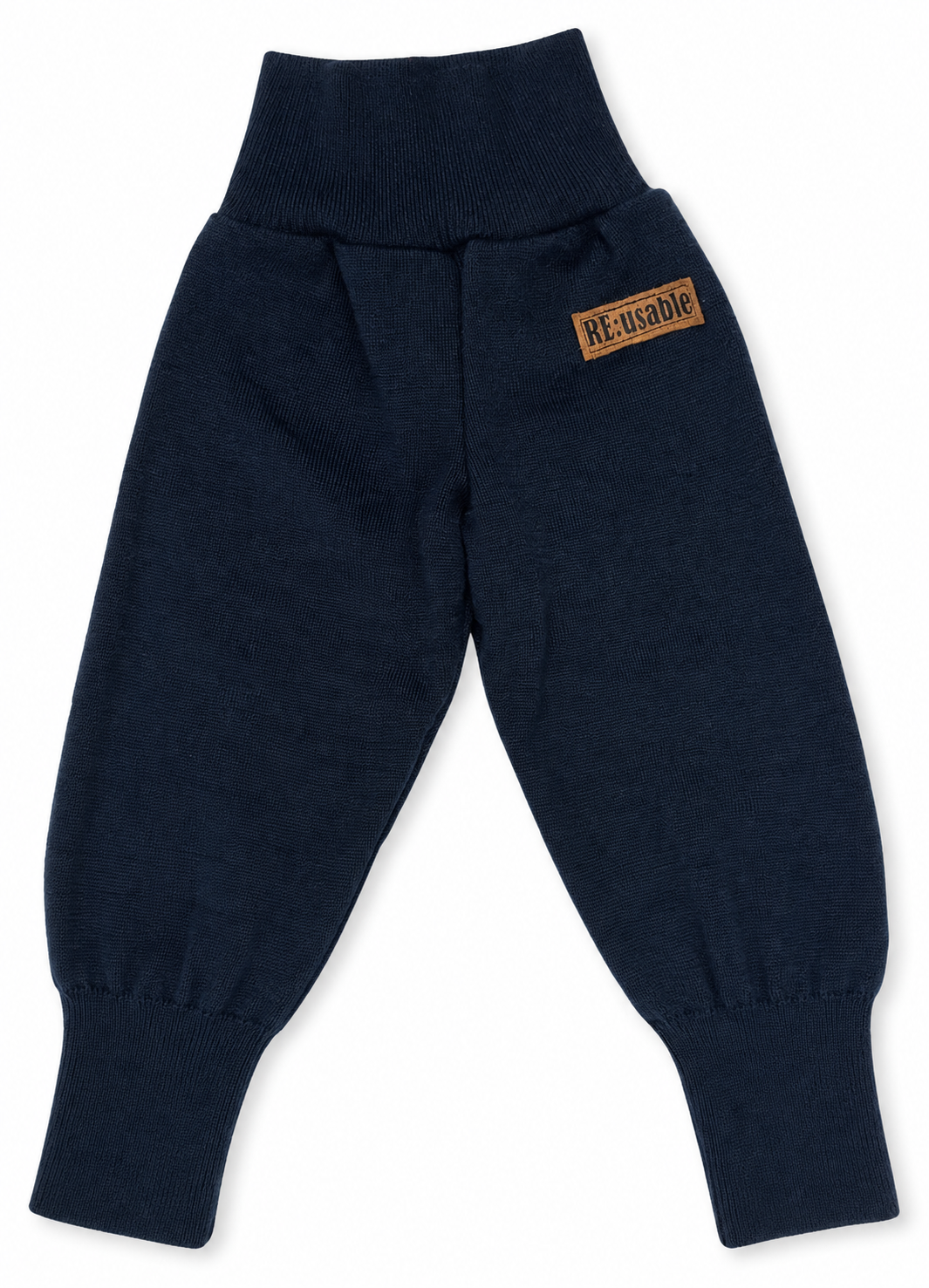 Ullbyxa baby Reuse i 100 % merinoull – marinblå | 62/68